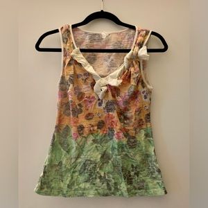 Floral top from Anthropologie